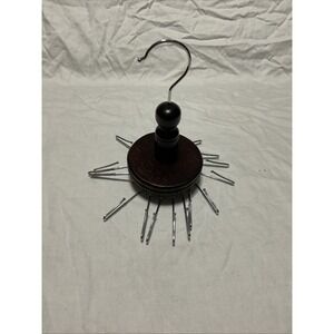 Rotating Peg Tie Belt Rack.